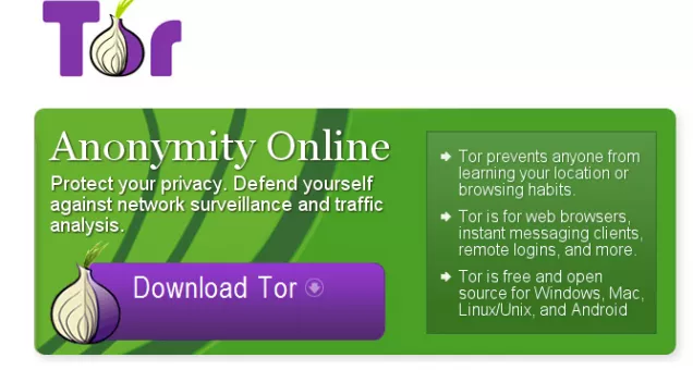 Diapositiva con logo y caracteristicas del proyecto Tor
