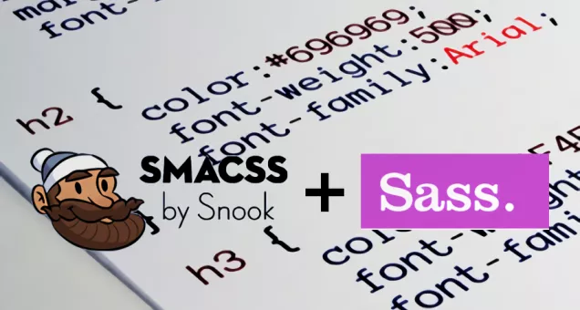 Logo de Sass y metodología SMACS